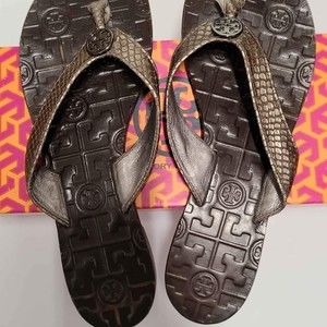 Tory Burch Designer Thora Sandals Thongs Flip Flops Size 8